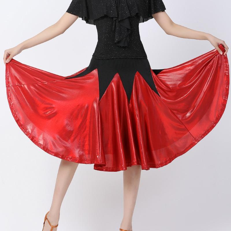 Latin dance suit practice skirt ballroom dance skirt swing skirt dancing medium and long skirt dance performance suit performance skirt