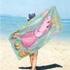 1Pc Peppa Pig Fairy Tale Beach Towel Microfiber Beach Towel Thin Absorbent For Beach Swimming Yoga Bath Sports 0917111