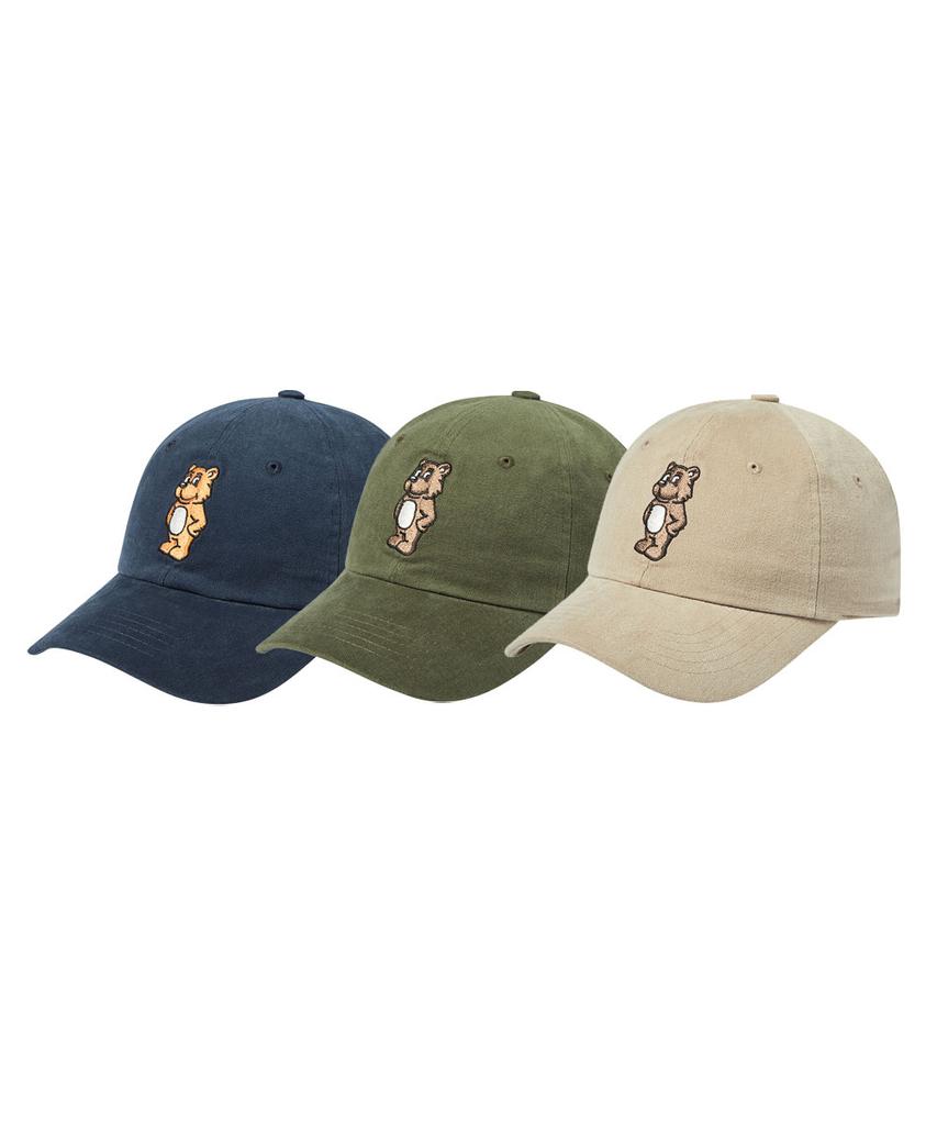ACME DE LA VIE Bear Character Ball Cap (3Color)