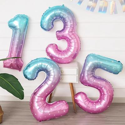 40 Inch Dream Starry Sky Birthday Digital Aluminum Film Balloon Children'S Baby Birthday Party Scene Decoration