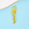 10Pcs Lobster Clasp Spring Buckle With Chains Colored Keychains For Diy Jewelry Making Key Ring Hooks Bags Buckle