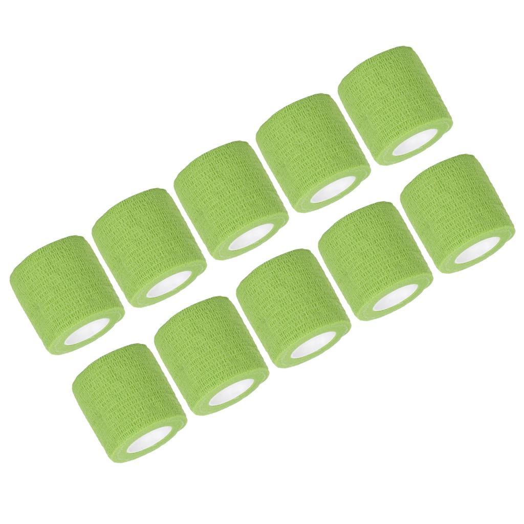 10Pcs Self Adhesive Elastic Bandage Multifunctional Disposable Shockproof Antislip Tattoo Handle