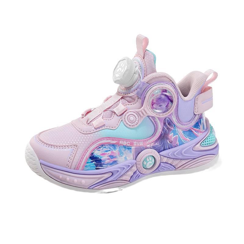 Girls' Shoes 2025 Autumn and Winter Leather Classmates Girls' Sports Shoes Medium and Older Children's Running Shoes Children's Sports Shoes Tide