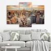 Three Piece Picture Canvas Print New York City Manhattan USA