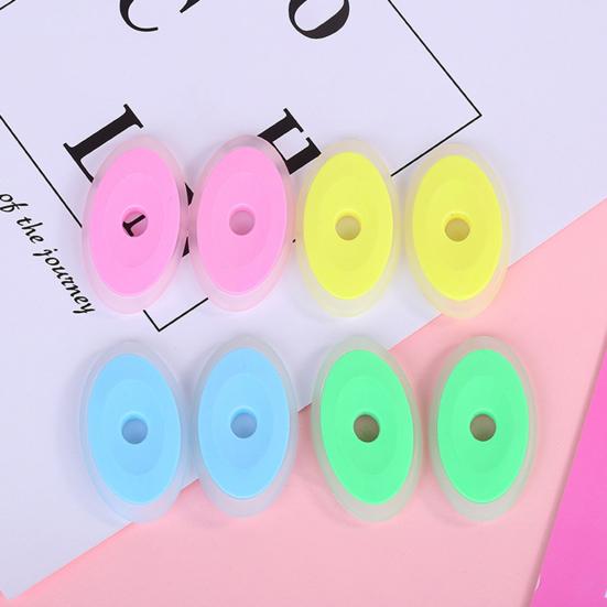 Eraser Lightweight Elliptical shape Silicone Oval Soft Pencil Mark Eraser for School
