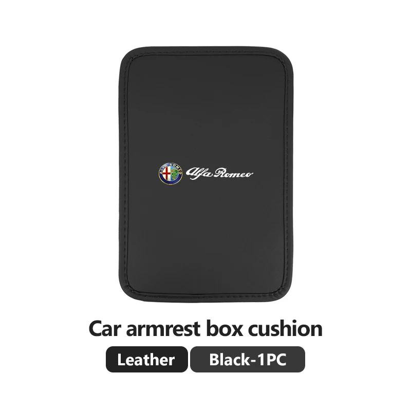 Car Stickers For Alfa Romeo Car Armrest Mat Center Console Arm Rest Protection Cushion Storage Box Cover Pads For Alfa Romeo Giu