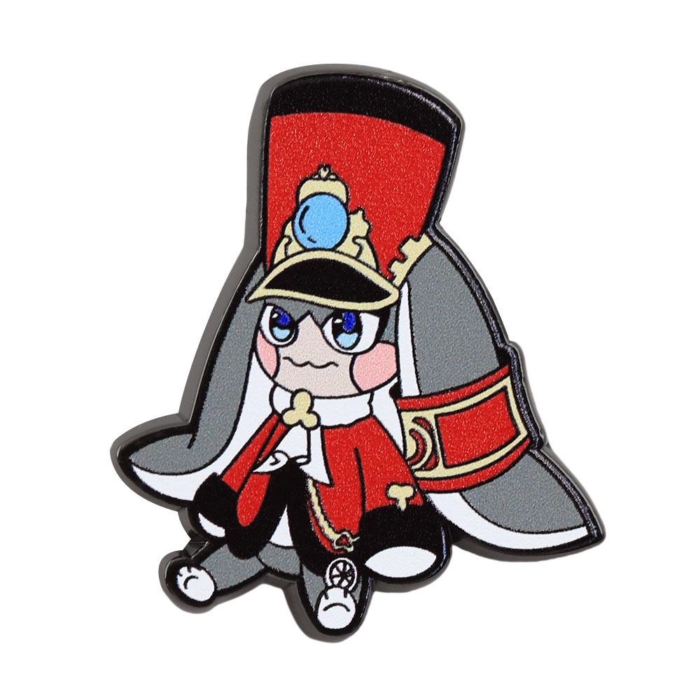 Хонкай: Эмалированный значок Пом-Пом из Star Rail – Значок-сувенир «Галактическое приключение» красный