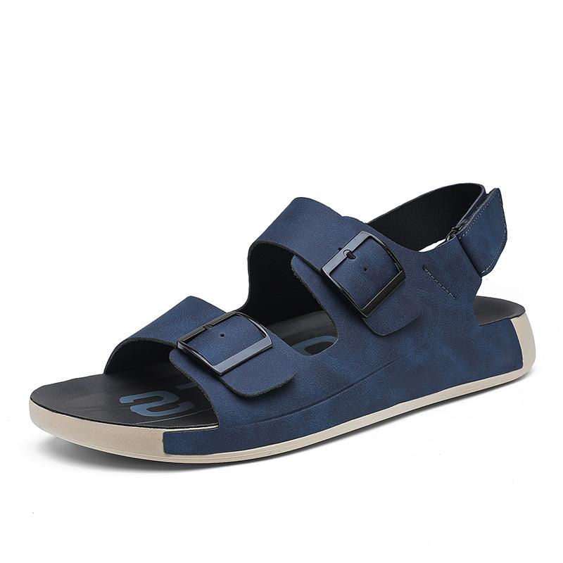 

Тапочки мужские 2025 лето новые мужские уличные нескользящие и дезодорирующие трендовые с открытым носком мягкая подошва модные и повседневные шлепанцы 47