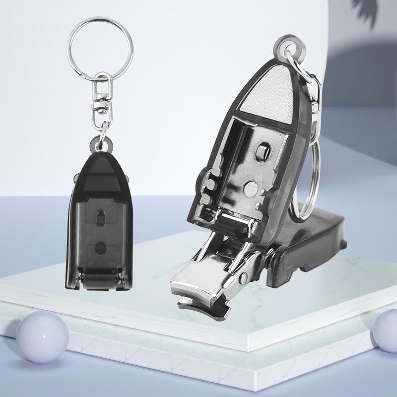 Mini Nagelknipser Nagelzubehör und Werkzeuge Maniküre Schere Schlüsselanhänger Fingernagel Tragbare Knipser mit Nagelfeilen Heim Geschenk