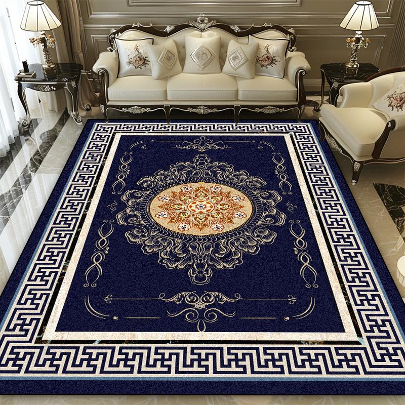 Chinese Style Tradition Carpet Living Room Printing Decoration Washable Soft Large Rugs Lounge Non-slip Customizable Foot Mats