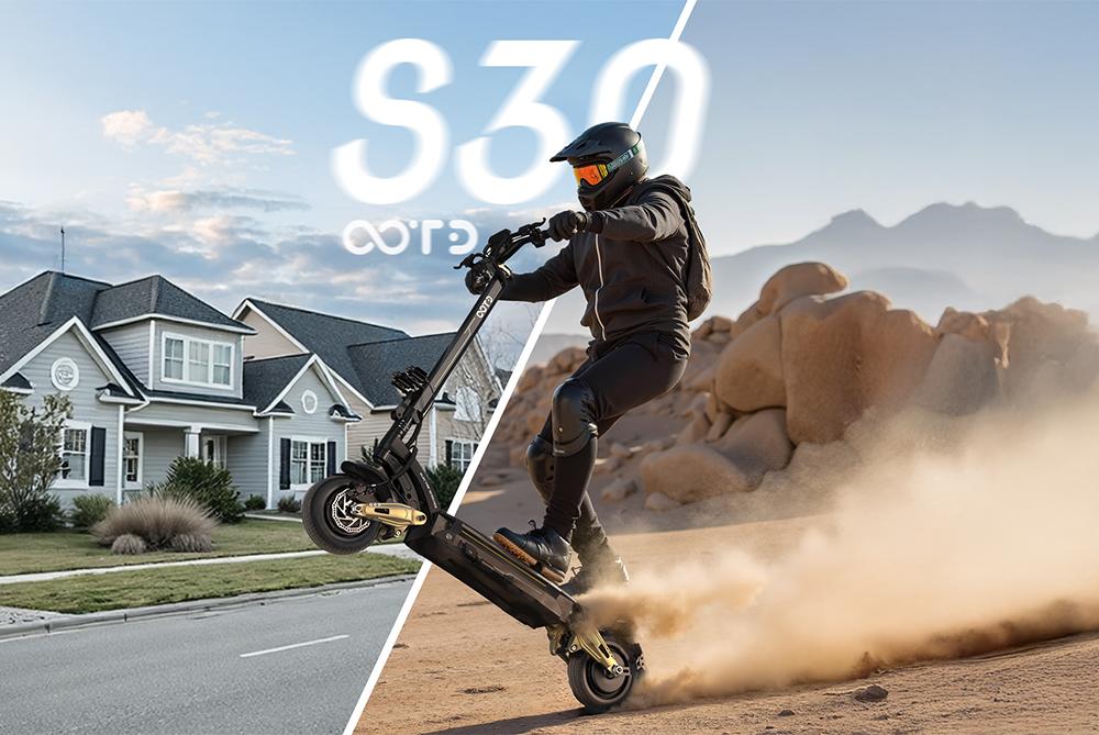 2025 EU Warehouse OOTD S30 Dual Motor Suspension Fast Fold Folding Electric E Scooter Trotinette Electrique Skateboard Electrico
