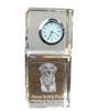 Nova Scotia Duck Tolling Retriever, Yarmouth – Crystal Clock with a Photo, a Photo of a Dog In Crystal |