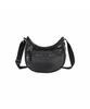 Lesportsac Black Shine Mini Hobo Crossbody Bag [2047.M135]
