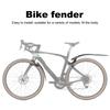 Bike Tire Wheel Mudguard Adjustable Road Bike Wheel Fenders Lightweight Front & Rear Mudguard for Front Rear Wheels Below 50mm