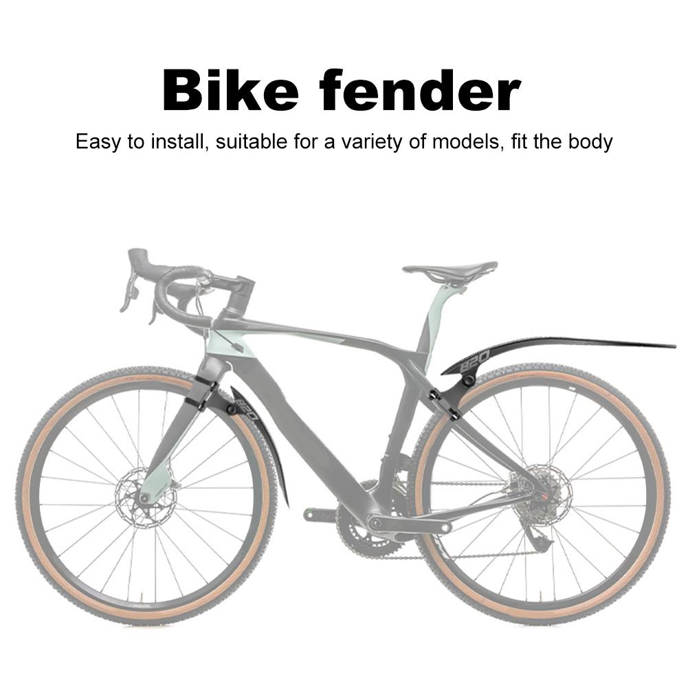 Bike Tire Wheel Mudguard Adjustable Road Bike Wheel Fenders Lightweight Front & Rear Mudguard for Front Rear Wheels Below 50mm China Mainland