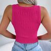 Sexy Women Sleeveless Summer Spring Wrap Up Knit Tank Top