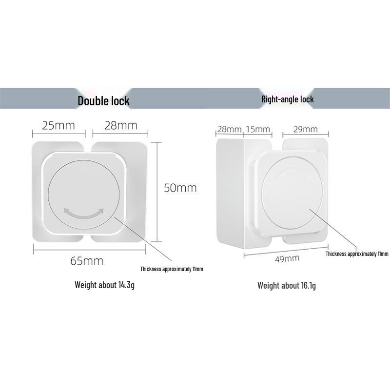 Child Safety Latch for Cabinets & Sliding Doors – No Drilling Required