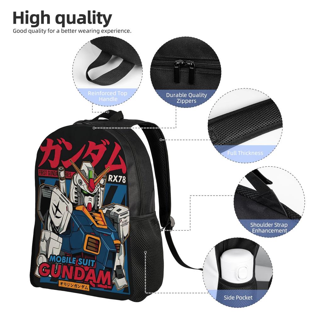 bag Gundam Robot warrior bags backpack ita bag mochila Kawaii Campus Large Capacity Rucksack