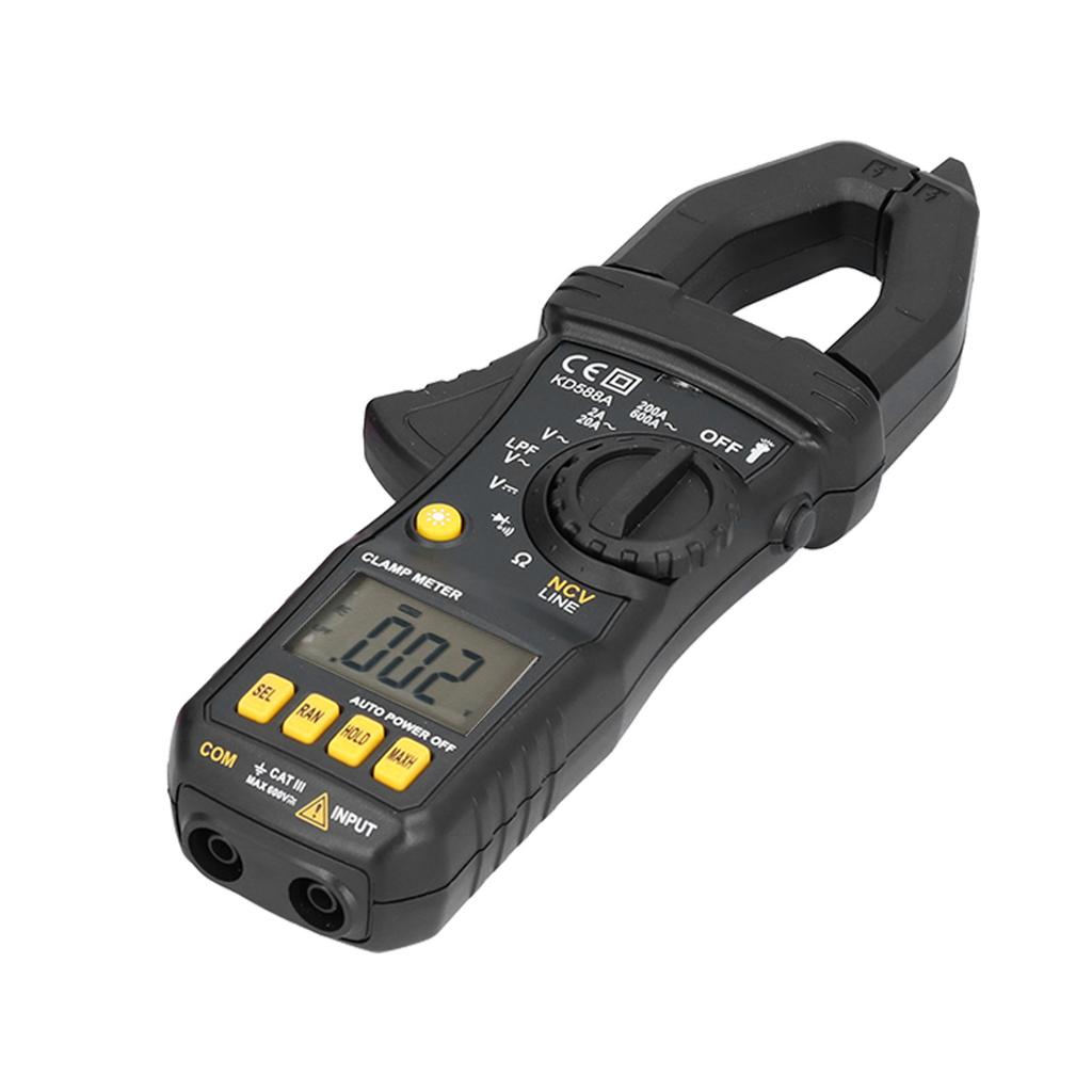 Multi Function Clamp Meter Portable Compact Data Reading Lock Non Contact Type High Accuracy