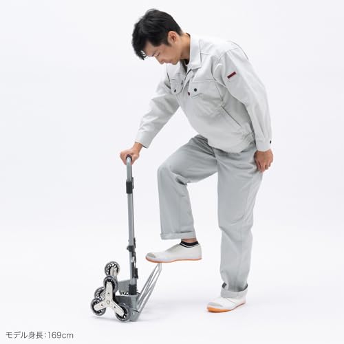 SANWA SUPPLY Folding Carry (3-Wheel Staircase Cart) CART-FA6GY