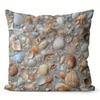 Seashell Patterns Beachy Decorative Pillow Covers Pattern Cushion Cover Suitable For Sofa Bedroom Car Pillow Cover