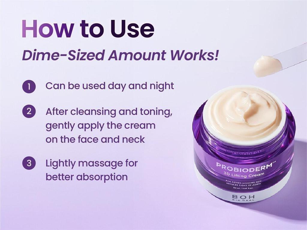 BIOHEAL BOH Probioderm Crema Lifting 3D Rassodante Elasticità Idratante 50ml