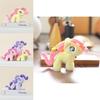Charming Colorful Plush Pony Keychain Stuffed Animal Soft Doll For Girls Bags