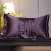 Solid Color Mulberry Silk Pillowcase - Adult Silky Ice Silk Cover