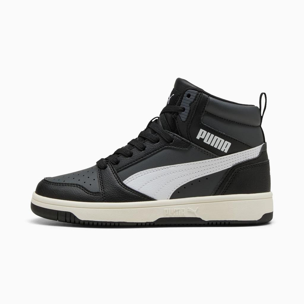 Puma REBOUND V6 MID JR children's sports shoes black 39383129 size 37.5