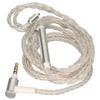 Kopfhörer-Upgrade-Kabel 8-adrig versilbert MMCX Ersatz-Kopfhörerkabel mit Mikrofon für SE846 SE535 SE215 SE315 SE425