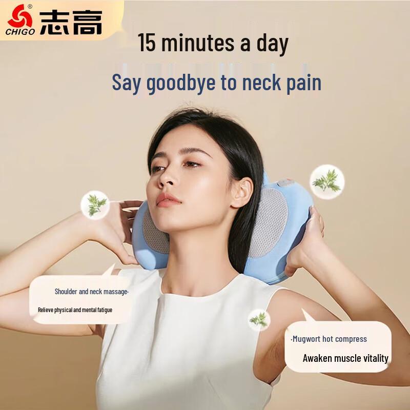 Chigo Cervical Spine Massage Pillow CN Plug (adapter Included)