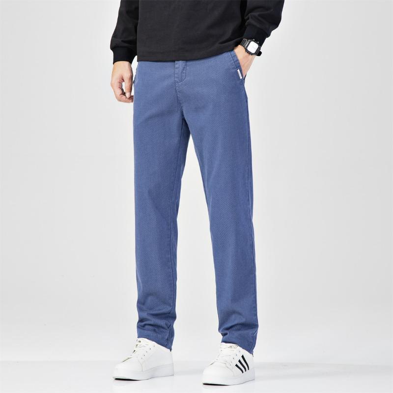 Pants Men's Autumn and Winter New Business Casual Pants Loose Straight Men's Fashion Versatile Boys' Long Pants