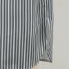Men's Thin Striped V-Neck Button-Down Short-Sleeve Sleep Dress