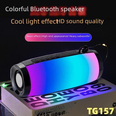 Tragbarer Bluetooth-Lautsprecher TG157: Wasserdichtes, kompaktes, kreatives Geschenk für den Außenbereich mit Subwoofer