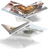 2 Stück verdicktes 5 mm dickes Acryl-Bücherregal, transparentes Bücherregal, leicht zu lesen/sehen, perfekt für offene und geschlossene Bücher