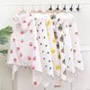 Crepe Four-Layer Gauze Bath Towel Children'S Hooded Cape Can Wear Cape Marshmallow, Baby Bath Towel Bathrobe