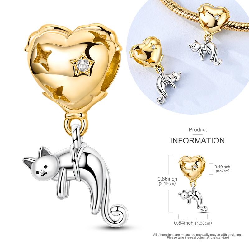 New Graffiti Butterfly Charm 925 Silver Glow Firefly Travel Love Heart Cat Clip Beads Fit Bracelet Necklace DIY Jewelry