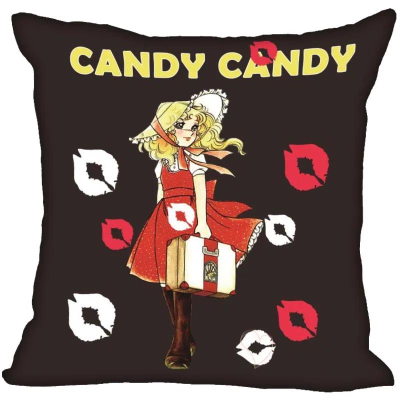 45x45cm Candy Candy Polyester Cushion Cover Children's Room Decoration Pillow Case Living Room Chair Sofa Home Decoration 1007