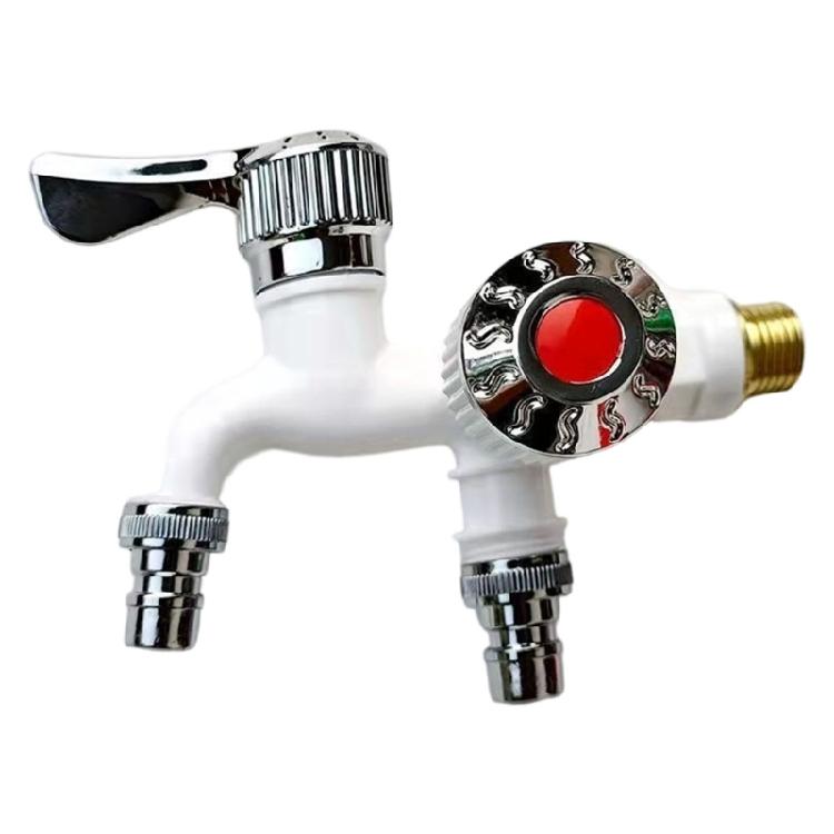 Strong Plastic Laundry Faucet Freeze Defense Splashes Resistant Structure Simple Installation For Home Use
