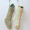 Knitting Christmas Stockings Home Decor Children's Gift Bag Xmas Gift Bag Christmas Party 18