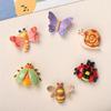 6Pcs Miniature Resin Fridge Magnets Animal Shape Refrigerator Magnets For Children Room And Whiteboard Decoration