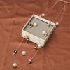 High Quality Women Layered Pearl Sweater Chain Necklace Collares De Moda Multi-layer Camellia Flower Long Necklace Party Jewelry