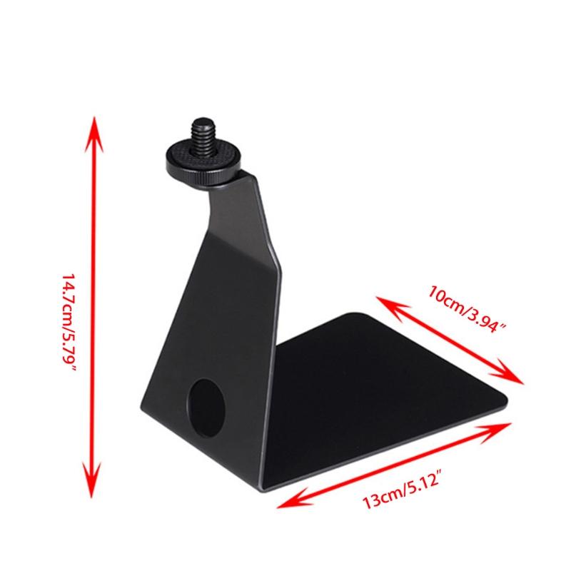 Microphone Shock Mount Mic Holder-Anti Vibration L Shaped Handle Holder Shockmount for Many Condenser Mics