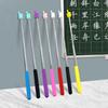 20 To 68cm Stainless Steel Finger Reading Stick Retractable Teaching Stick Whiteboard Pointer Handheld Presenter Telescopic Rod