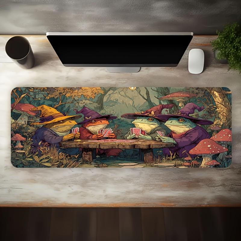 Standard Cloth Mouse Pad Rectangular Desk Mat Non Slip Rubber Base Computer Laptop Office Desk Mouse Mat 900x400x2mm