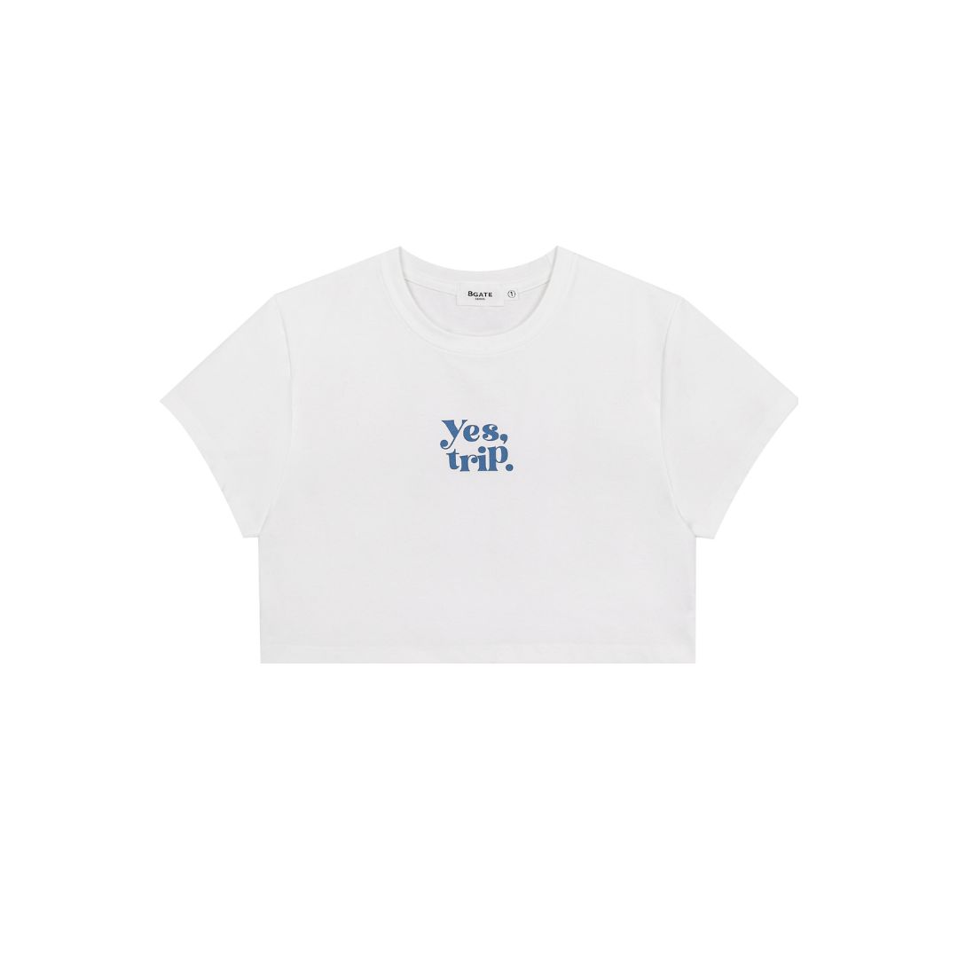 Eight Gate Crop Top (White) S