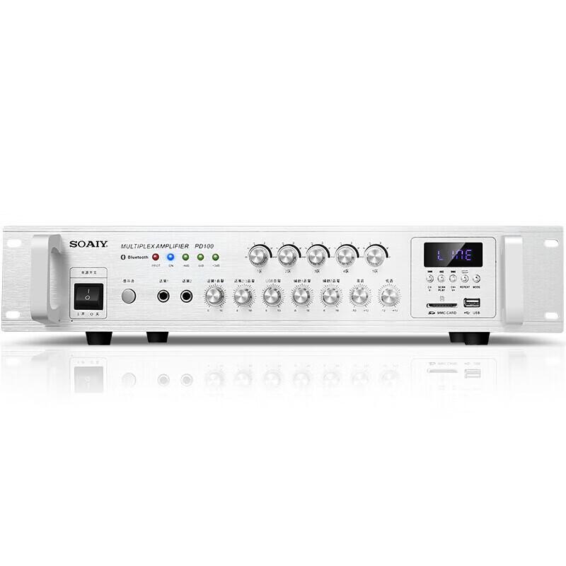 Soaiy PD-100 Bluetooth 5-Zone Power Amplifier