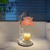 Timed Atmosphere Melting Wax Lamp Smoke Free Dimming Bedroom Night Light Gift Soft Lighting Vintage Luxury Glass Lampshade