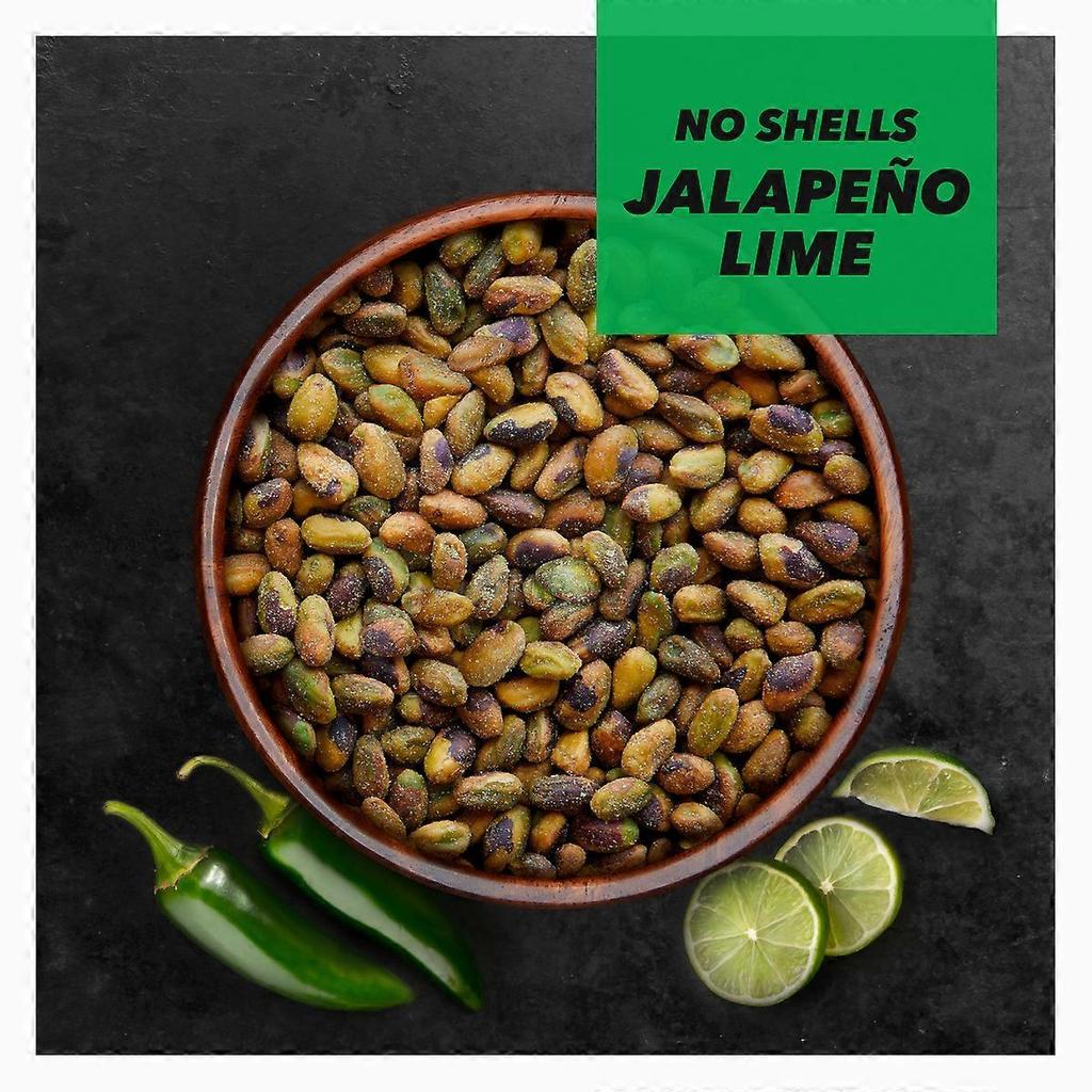 Wspaniałe Pistacje Jalapeno z Limonką Bez Łupin - 5.5oz