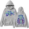 Anime Arcane Jinx Graffiti Hoodie Harajuku Hip Hop Pullover Tops Sweatshirt Fans Gift Graphic Hoodies Unisex Fleece Sweatshirts